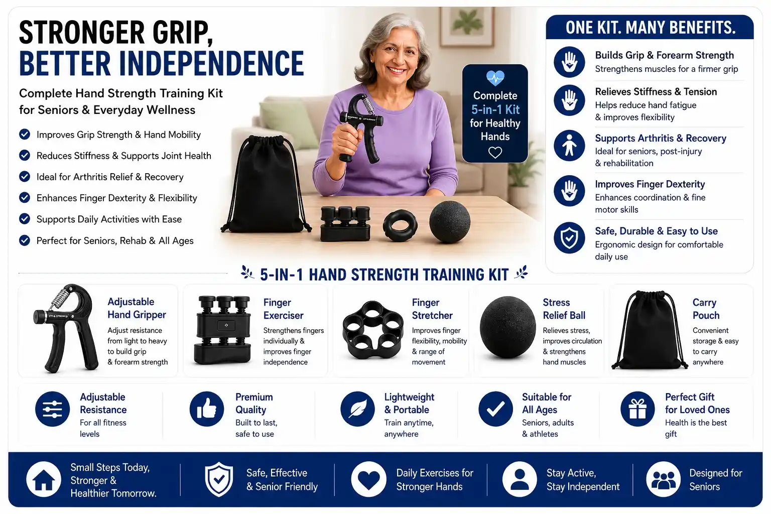 Hand Grip Strengthener Kit - Image 2