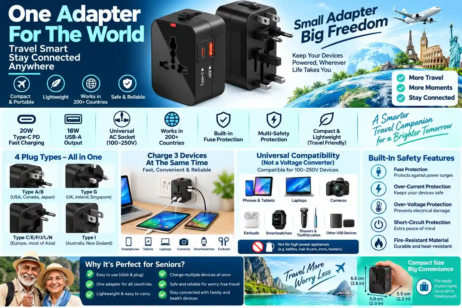 Universal Travel Adaptor - Image 2
